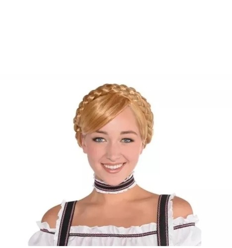 Blonde milk maid wig - wig, for