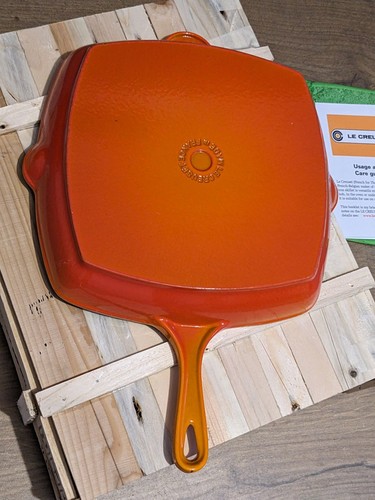 Creuset grill pan - , flame