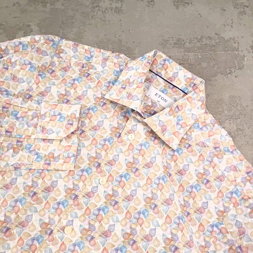 Eton cotton shirt mens slim - eton,