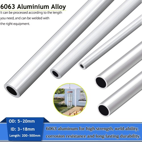 6063 aluminium round tube - round,