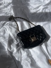 M&S black patent leather