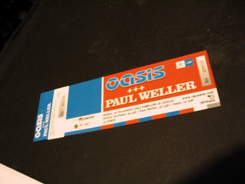 Oasis paul weller unused - +,