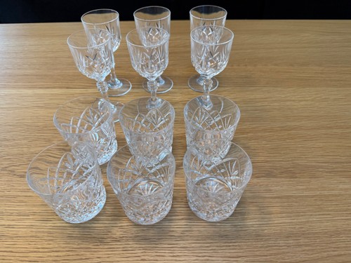 Vintage cut lead - cut, 12pc