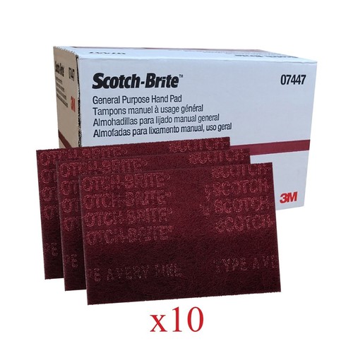 Lot red scuff pads - of,