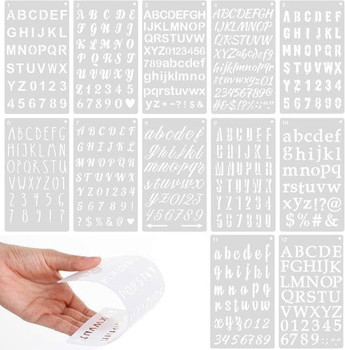 Pcs alphabet number - &,