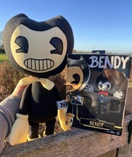 🖤 Bendy Rare America Walmart Toy Plush Figurine In Box Bendy Ink Machine 🖤