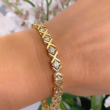 14K Yellow Gold Finish 5.00 CT