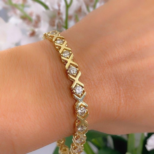 14k yellow gold finish - 5.00, ct