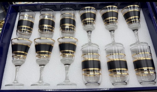 12pcs luxury glassware set - , of
