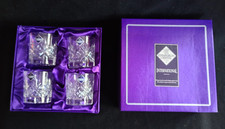 Set of 4 Edinburgh Crystal