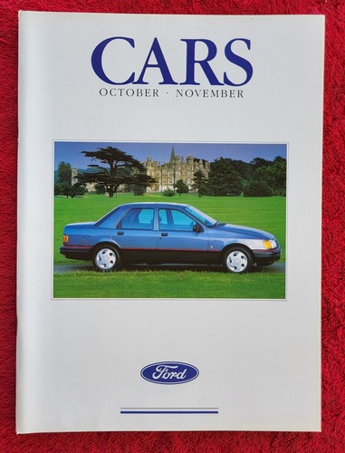 Ford cars range brochure 1988 - cars,