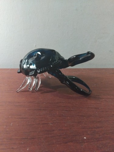 Vintage art glass murano crab - vintage,