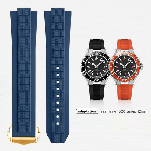 21mm fkm rubber strap - rubber,