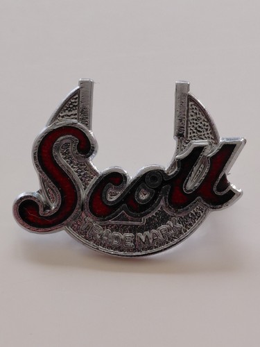 Scott motorcycle metal enamel - ,