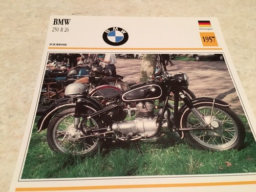 Bmw 250 r26 motorcycle card - bmw,