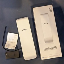 Ubiquiti UBNT NanoStation M5, 5GHz Outdoor AP, 50km+ Wireless Bridge, PTP WiFi