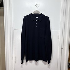 Anglo Italian Polo Shirt Navy