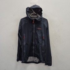 Rab Kinetic Alpine Proflex Stretch Lightweight Waterproof Hood Coat Jacket Small