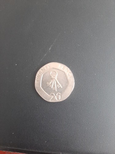 Gibraltar keys twenty pence - gibraltar,