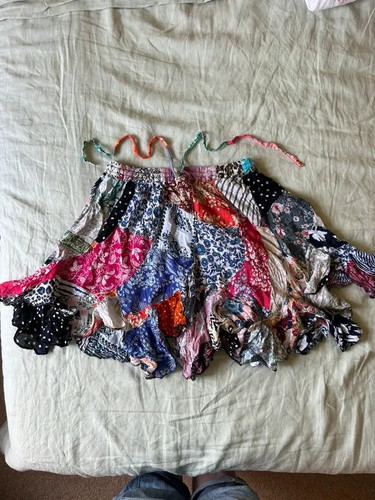 Vintage y2k patchwork boho - vintage,