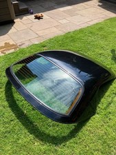 MG MGTF Black HARDTOP / Hard Top Roof Glass window
