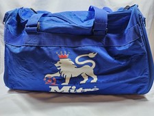 Retro Mitre Sports Bag 90's Premier League Football Kit Bag Gym Blue 