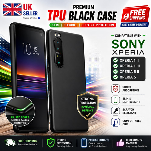 360 tpu black case for - for, sony