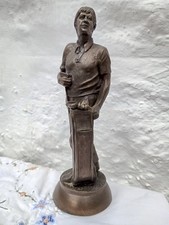 Golfer With Golf Clubs Cold Cast Bronze Resin  HEREDITIES GOLF
