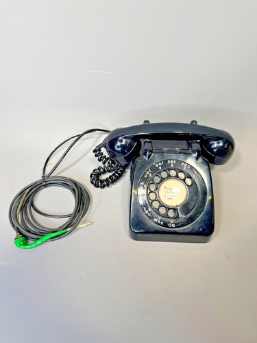 Vintage rotary dial telephone - vintage,