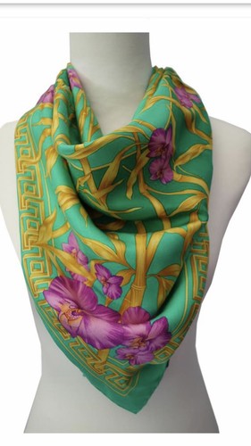 Versace silk scarf - versace, medusa