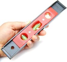 Magnetic Spirit Level 9 Inch DIY Builders Trade Small Torpedo Bubble Tool Level