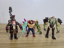 Ben 10 Vilgax Alien Action Figure 4" Playmates Cartoon Network Toy Bundle X3