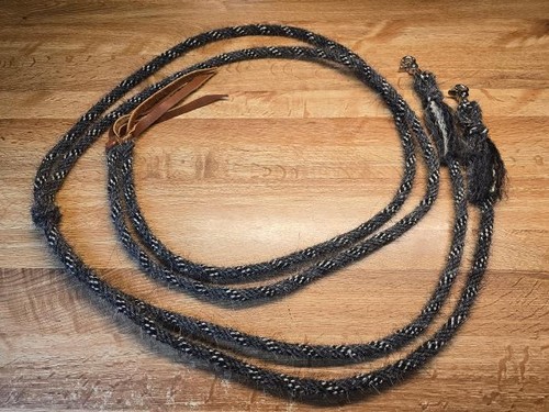 Mane horsehair split reins - mane,