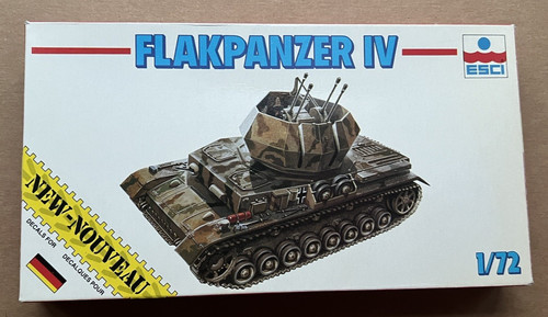 Esci flakpanzer tank model - tank,