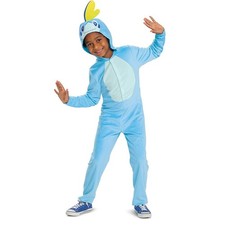 Sobble Hooded Jumpsuit Costume for Kids, Pokemon, Classic Size Small (4-6)