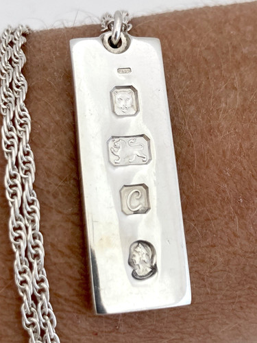 Sterling silver ingot full - ingot,