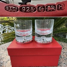 RARE PAIR 4” WHISKY GLASS