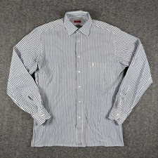 Eton Shirt Mens 15.5 Blue
