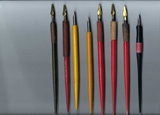 8 Vintage Ass't Dip Pens W/New