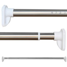 Extendable Shower Curtain Rod 1PCS No Drilling, Telescopic 310-360 CM