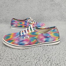 Vans Lo Pro Women's Shoes Sz 7.5 Rainbow Tie Dye Sneakers Athletic