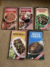 Vintage Sainsbury’s Book Of Baking/ Cooking X 5 1980s