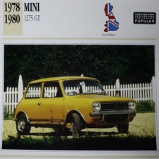 Mini 1275 GT Car Picture Info
