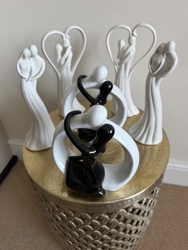 Bundle white figurines - bundle, of