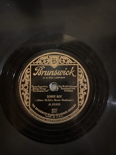 Brunswick rpm record - brunswick, 78