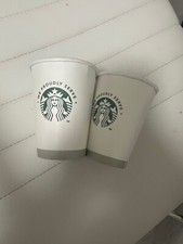 Starbucks Coffe cups 2 paper cups 