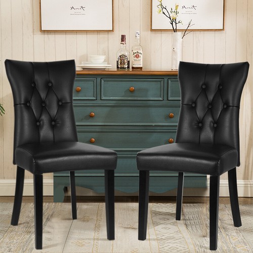 2pcs dining kitchen chairs - dining,
