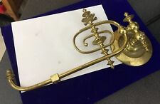 Antique Vintage Victorian Ornate Fancy Old Brass Gas Wall Light Sconce Lamp B