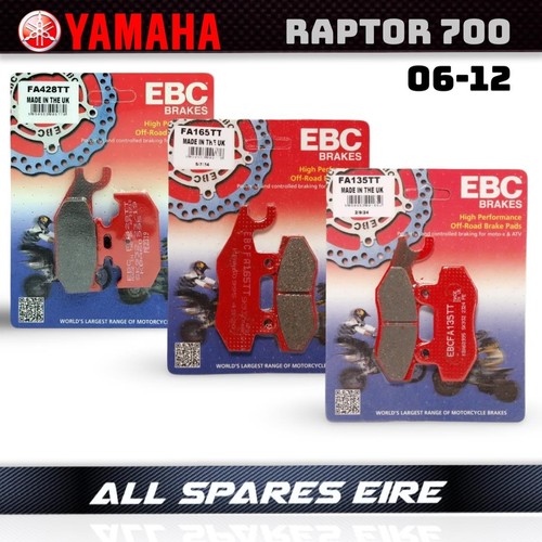 Brake pads for - for, raptor