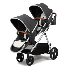 Puggle Maverick 2-in-1 Duo I-Size Double Travel System Gray